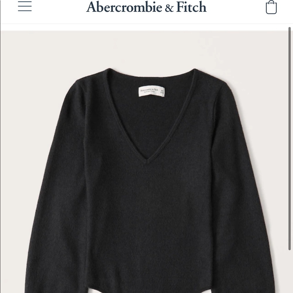 Abercrombie & Fitch black sweater bodysuit